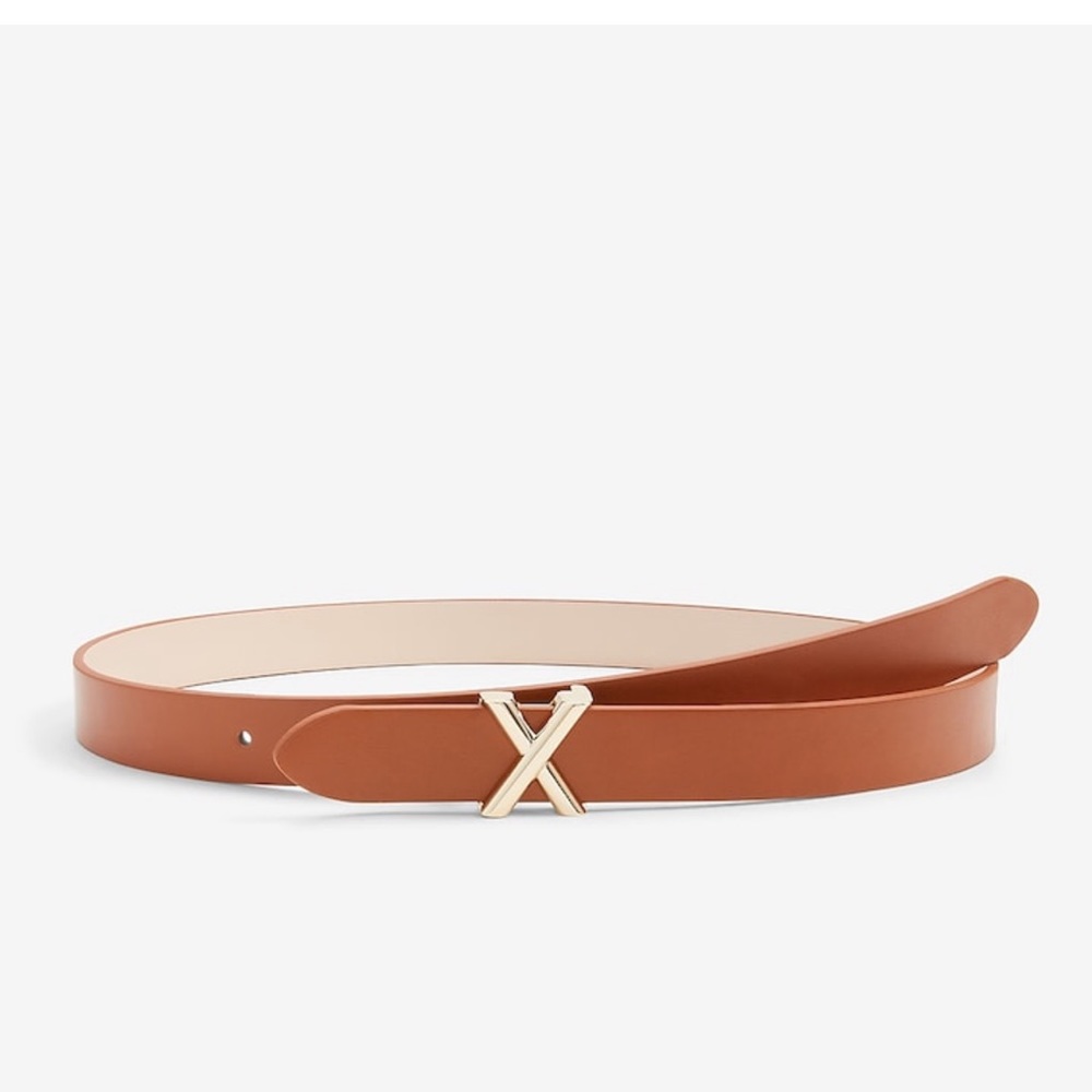Solid X Buckle Belt
